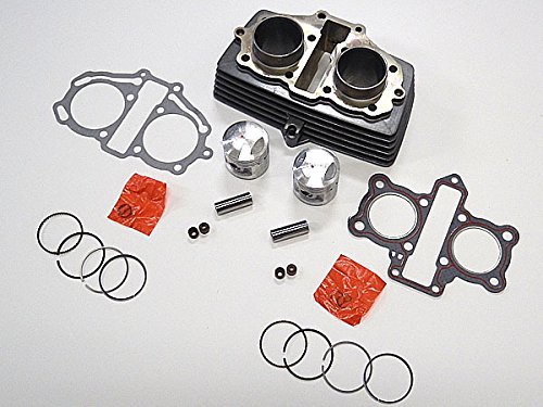 HONDA CB125T CD125T 142ccボアアップキット フルセット Amazon.co.jp: CB125T 対応 ボアアップ キット 142CC 47mm パーツ