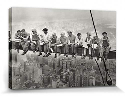 1art1 Nueva York - Almuerzo En Lo Alto De Un Rascacielos, 1932 Cuadro, Lienzo Montado sobre Bastidor (120 x 80cm)