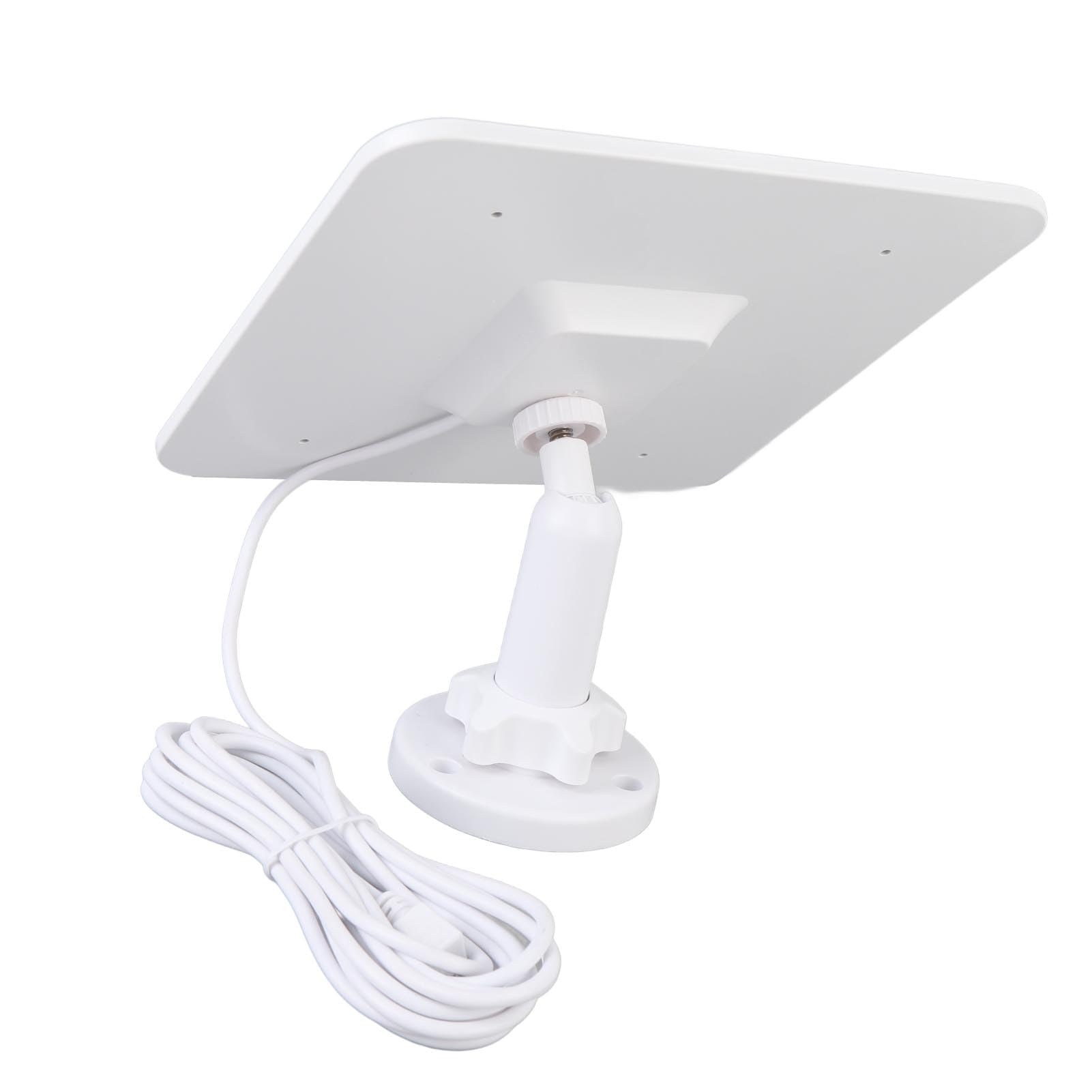 Pannello Solare Monocristallino 12W con Staffa Regolabile 360° per Esterno
