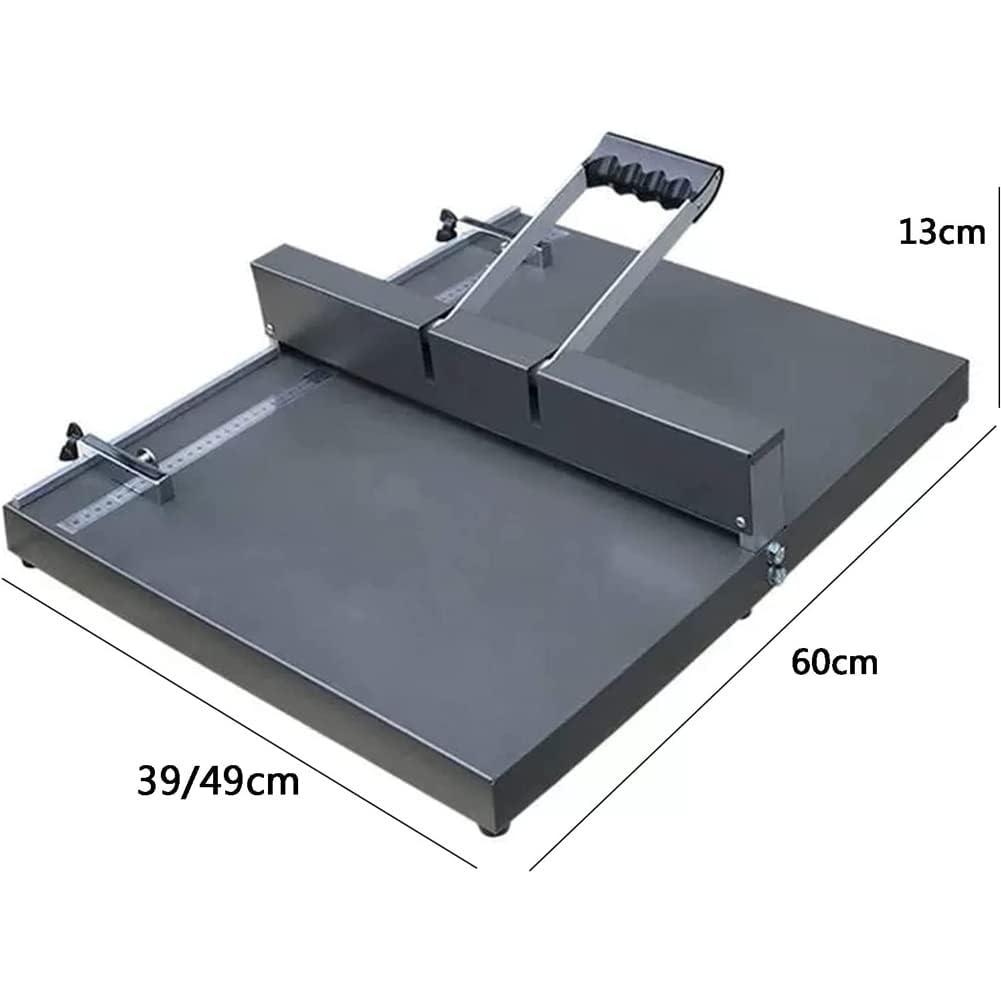 Machine à plier le papier – Plieuse manuelle de 350 mm pour classer le papier A3/A4, machine pliante en métal robuste pour cartes de vœux et brochures