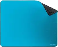 Mouse Pad TopGet ProControl | Gamer & Home Office | Precisão, Deslize Suave | Base Borracha Antiderrapante, Poliéster Durável | 22x18 cm (Azul Claro)