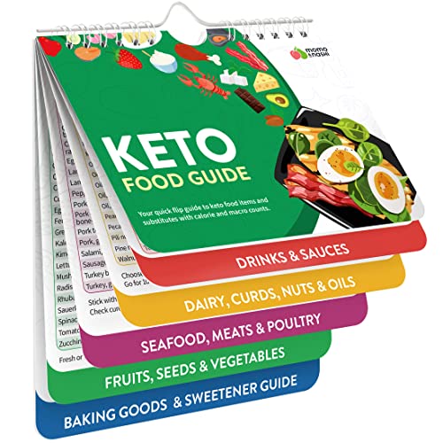 Keto Cheat Sheets Magnets Booklet...