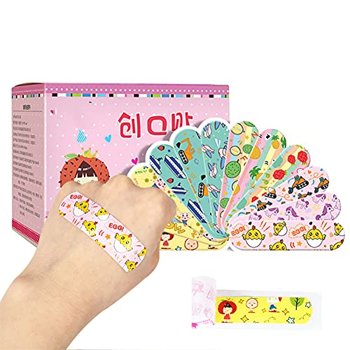 Cute Bandages 120pcs Cartoon Bandages for Children 10 Different Patterns Adhesive Bandages First Aid for Kids Entertainment Waterproof Stickers
