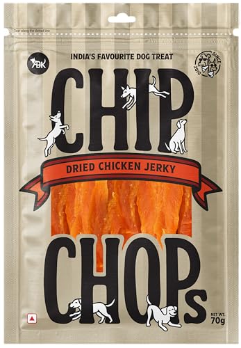 Image of Chip Chops Sun Dried Chicken Jerky Dog Treats 70g | High Protein Dog Treats, Natural Chicken Snacks for Dogs, Easily Digestible Training Treats for All Breeds, No Artificial Flavors Healthy Dog Snacks