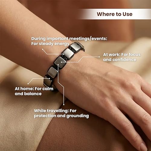 Image of Natural Pyrite Bracelet for Men & Women | Certified 8mm-10mm Beads | Prosperity Energy, Confidence & Protection | by Acharya Lavbhushan Ji