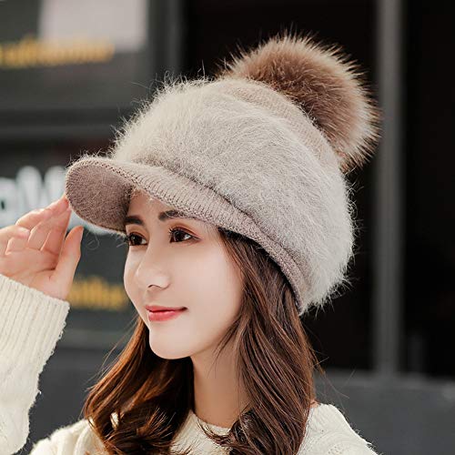 Chapeau en pointe femelle pour sorties urbaines et balades d'hiver