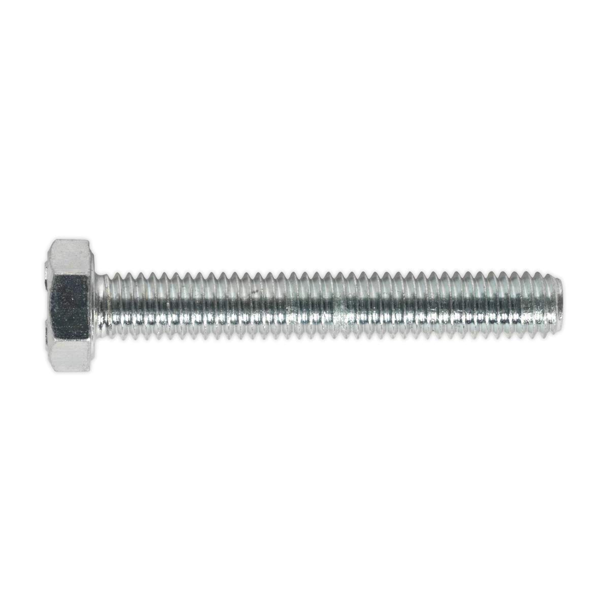 Sealey HT Setscrew M6 x 40mm 8.8 Zinc Plated DIN 933 - Pack of 50 Pieces SS640