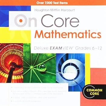 Hardcover On Core Mathematics: Deluxe Examview CD-ROM Grades 6-12 Book