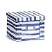 Produktbild Zeller 17571 Aufbewahrungsbox Blue Stripes, Pappe, Dekor, ca. 21,5 x 20,5 x 15 cm