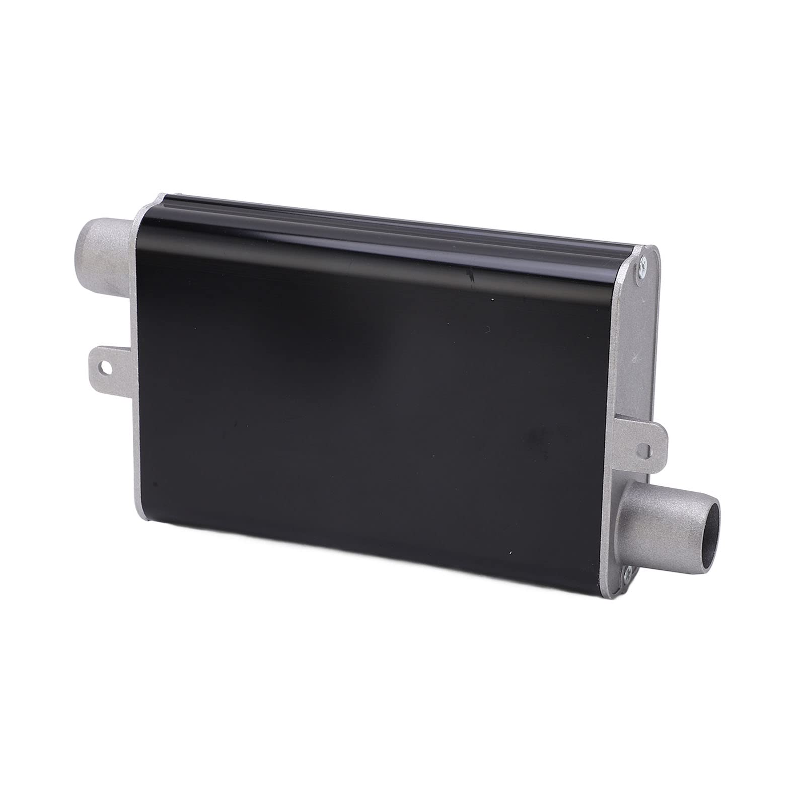 Aramox Kit Silenziatore per Riscaldatore Parcheggio, 24 Mm in Lega di Alluminio Riscaldatore Parcheggio Tubo di Scarico Silenziatore Riscaldatore Dritto per (Nero)