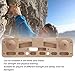 Keenso Wooden Rock Climbing Hangboard, Wooden Hangboard Climbing Board Fingerboard Climbing Training Board for Building Core Strength and Endurance
