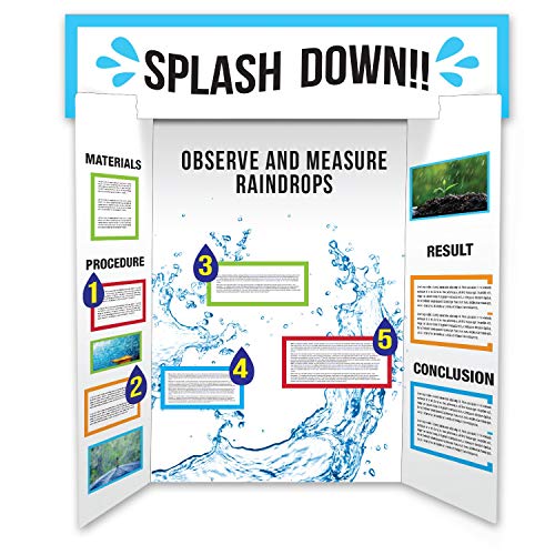 Artskills Tri-Fold Display Boards, 36" X 48", White, 6 Count #TOP5