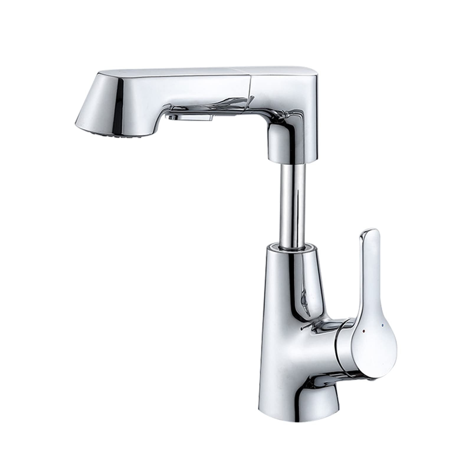 Robinet mitigeur de lavabo extractible pour simplifier le nettoyage de la vasque