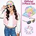 Imagen de Get Trend Barbie Gorra Niña con Gafas de Sol UV400 y Goma Pelo Set