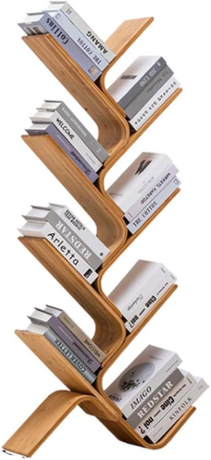 Bibliothèque arbre étagère rangement livre 8 niveaux meuble affichage salon