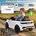 Costzon Ride on Car, Licensed Land Rover Discovery Sport Electric Vehicle, 12V Kids Car with Parent Remote Control, Music, Horn, Song, Gift for Aged 3+ (White, 38” x 24” x 17”(L x W x H))