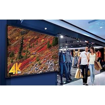 GTUOXIES 100 polegadas 4K UHD TV Full Array LED Super Screen Stunning Display High Dynamic Range And High Brilho Interface versátil 100" diagonal para casa e negócios (100 Inches)
