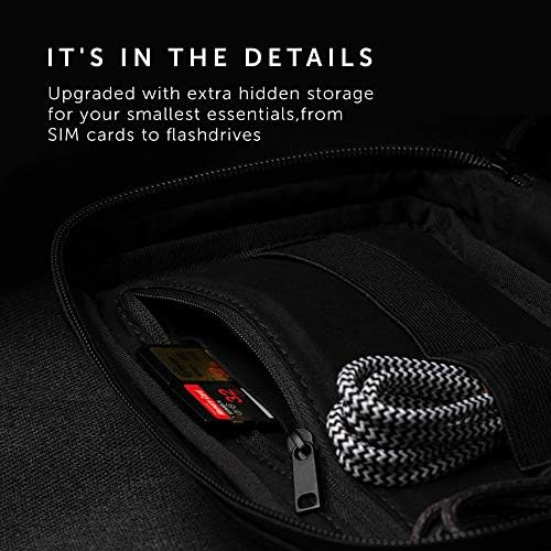 Native Union Stow Organizer  Premium Travel Tech Kit Crafted with Durable Canvas  Keep Essentials Organized with Flexible Storage & Quick-Access Pocket for Cables, Chargers, SIM Cards & More (Slate)