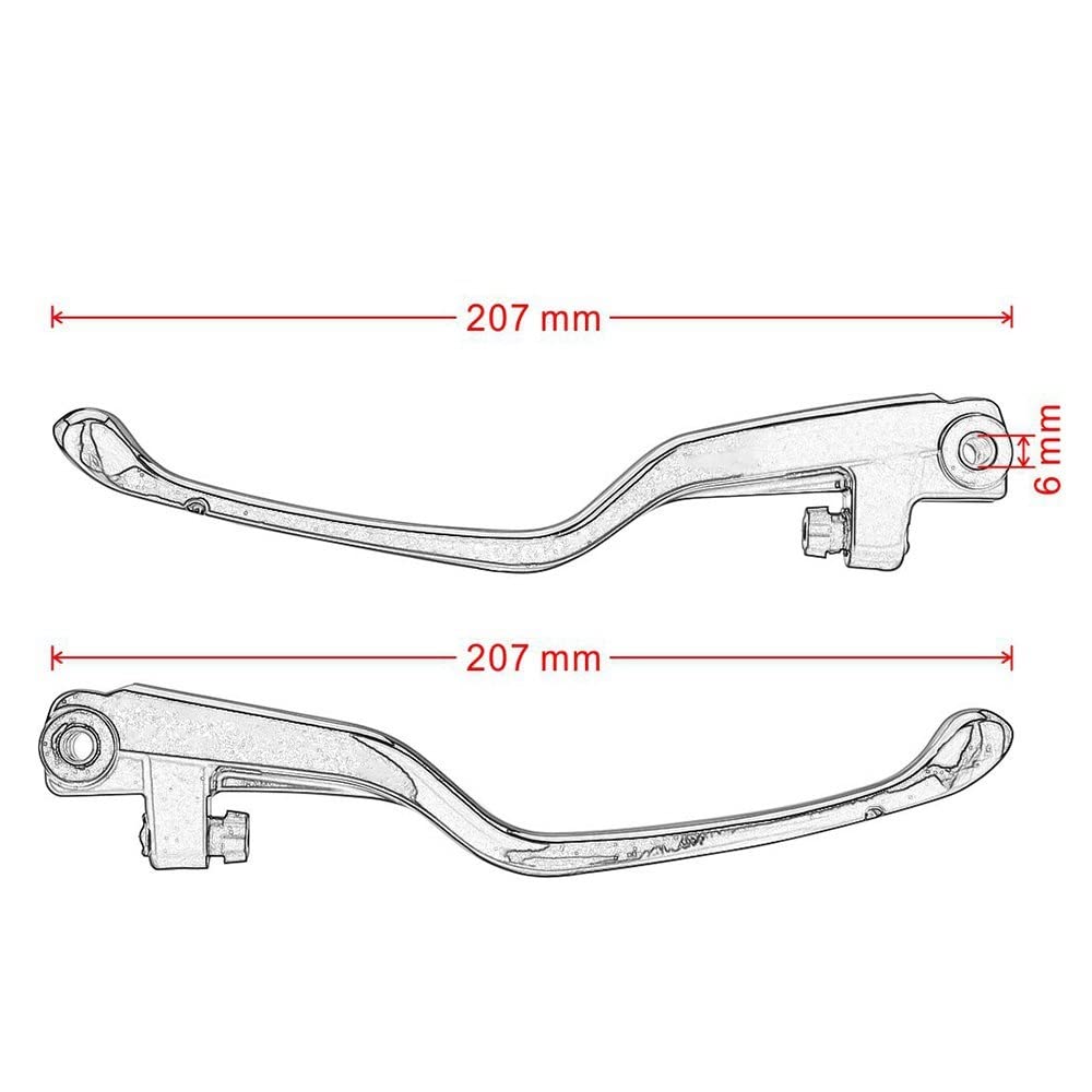 Palancas De Freno De Embrague para Motocicleta 1 Par para R1200GS ADV 2006 2007 2008 2009 2010 2011 2012 KMAGE