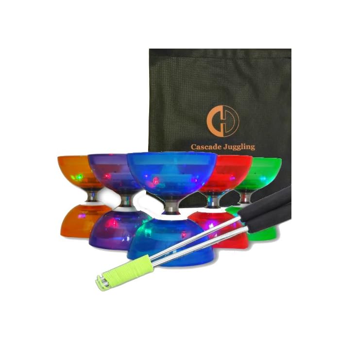 Buy Juggle Dream and Cascade Juggling LED Cyclone Quartz II Triple