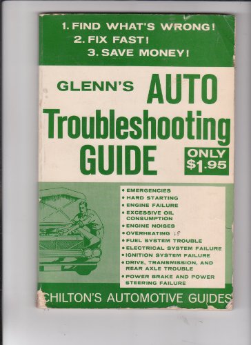 Glenn's Auto Troubleshooting Guide B0013NQWNM Book Cover