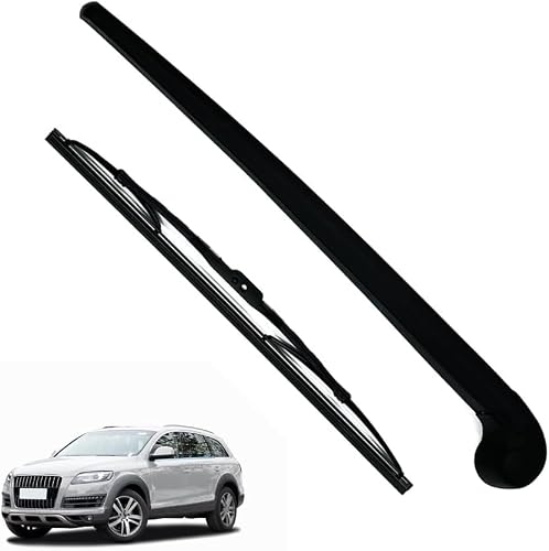 ZhangJW Car Rear Wiper Blade Blades for AUDI Q7 2006-2015，Back Window Wipers Arm Car Accessories