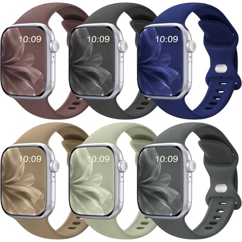 Apple Watch�p�o���h 6�{�p�b�N ���f�B�[�X �����Y 38mm 40mm 41mm 42mm 44mm 45mm 46mm 49mm �V���R���X�g���b�v iWatch�o���h Series 10 9 Ultra 8 7 6 5 4 SE 3 2 1