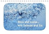 Blau und weiss. wie Schnee und Eis (Tischkalender 2020 DIN A5 quer) - Karin Berger (Kabefa)