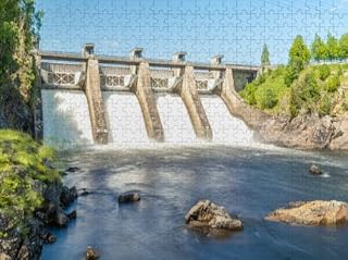 Puzzles for Adults 500 Pieces Jigsaw Puzzles Hydropower Plant Puzzles Clearance Big Large Puzzles Difficult Cool Hard Puzzles for Adults