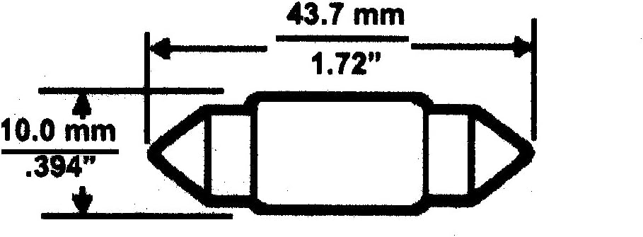 Camco 54758 Refrigerator Bulb, (Box of 10)