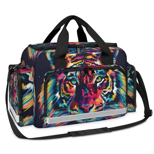 GzLeyigou First Aid Bags Empty, Powerful Tiger Emergency Bag First Aid Kit Multiple Compartment Kit Carrier On Call Trauma Bag For Paramedics Emergency Medical Supplies Kit