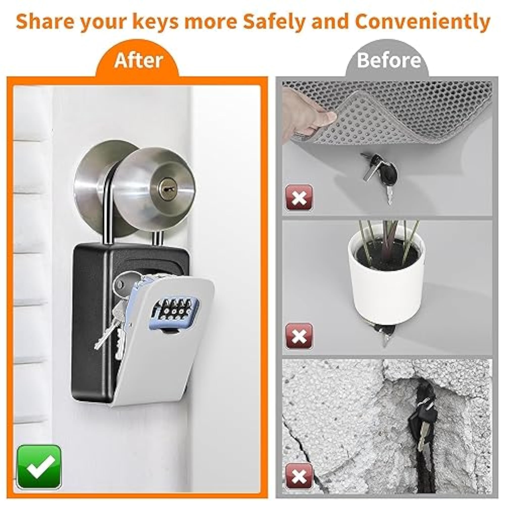 Combination Key Lock Box