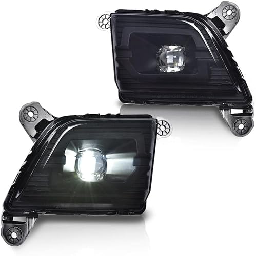 ALLGOOD Conjunto de luces antiniebla sin bombillas, compatible con el nuevo cuerpo Chevy Silverado 1500 2019 2020 2021, luces antiniebla de repuesto