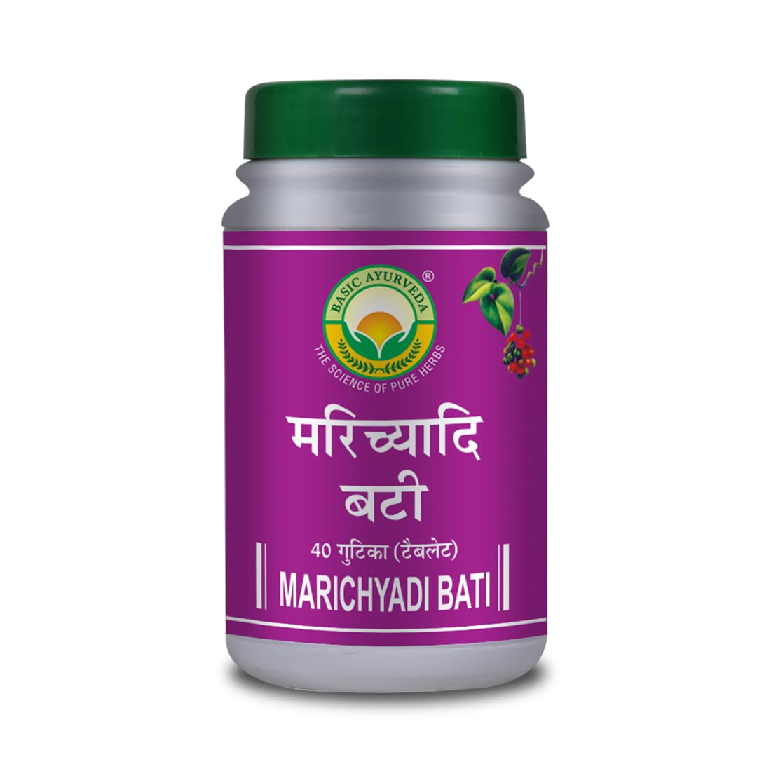 BASIC AYURVEDA Marichyadi Bati 40 Tablets Pack Of 2 |-image-23