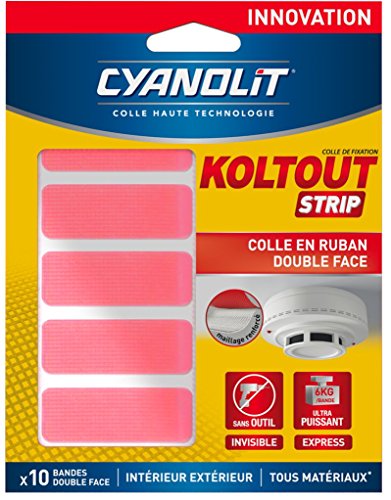 CYANOLIT 33507247 Strip Ruban adhésif de fixation, Transparent Cover