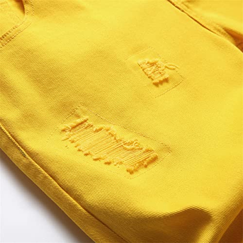 Slim Fit Men's Jeans, Ripped Stretch Jeans Denim Pants4