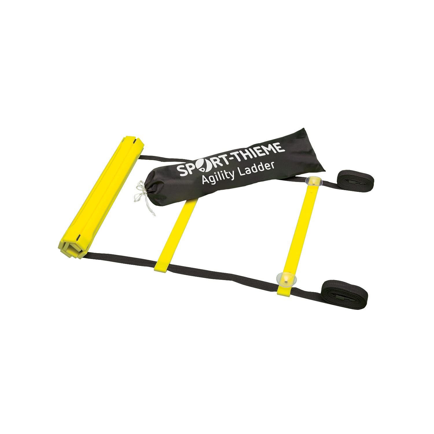 Sport-Thieme Koordinationsleiter Agility | Verstellbare Sprossenabstände | Inkl. U-Eisen | Für Sportplatz u. Turnhalle | Sporttraining für Verschiedene Sportarten