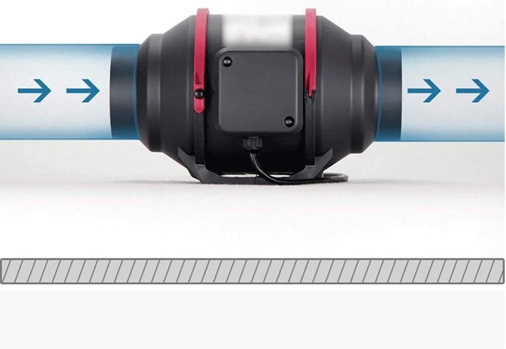 Exhaust Fan，Ventilation Fan for Supply Air Grow Household Small Silent Black