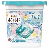 Bold Gel Balls 4in1 Fresh Flower Savon Scent Laundry Detergent Pacs for Clothes (12pc Box), 12 Count