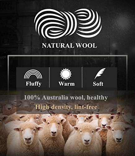 Sisha-A Sheepskin Seat Cushion Cover Winter Warm Natural Wool Car Seat Covers Universal Fit For Most Car, Truck, Suv, Or Van Back Black #TOP2