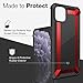 X-Doria Raptic Tactical, Compatible with Apple iPhone 11 Pro Max (Formerly Tactical) - Heavy Duty Protection with Drop Shield, Military Grade Drop Tested Case for Apple iPhone 11 Pro Max, Red