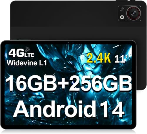 DOOGEE T30S Android 14 Tablet 11 Pulgadas 16GB RAM 256GB ROM/1TB TF, 2.4K Tablets Octa Core, Tableta...