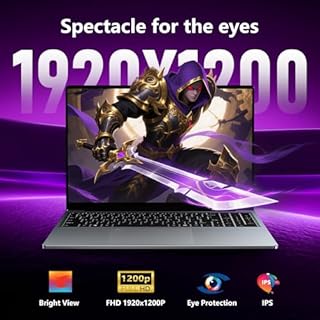 FUNYET Computer Portatile da 16 pollici,2026 Laptop con 16 GB di RAM, SSD da 512 GB, PC Portatile processore N95, Win 11Pro Notebook, 6000 mAh,IPS FHD 1920 * 1200, tastiera retroilluminata