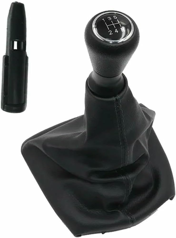 Gznbb Type 3 Car Manual Gear Shift Knob Boot Cover Gaiter Lever Shifter Handle Stick, For Peugeot 307 2001-2008