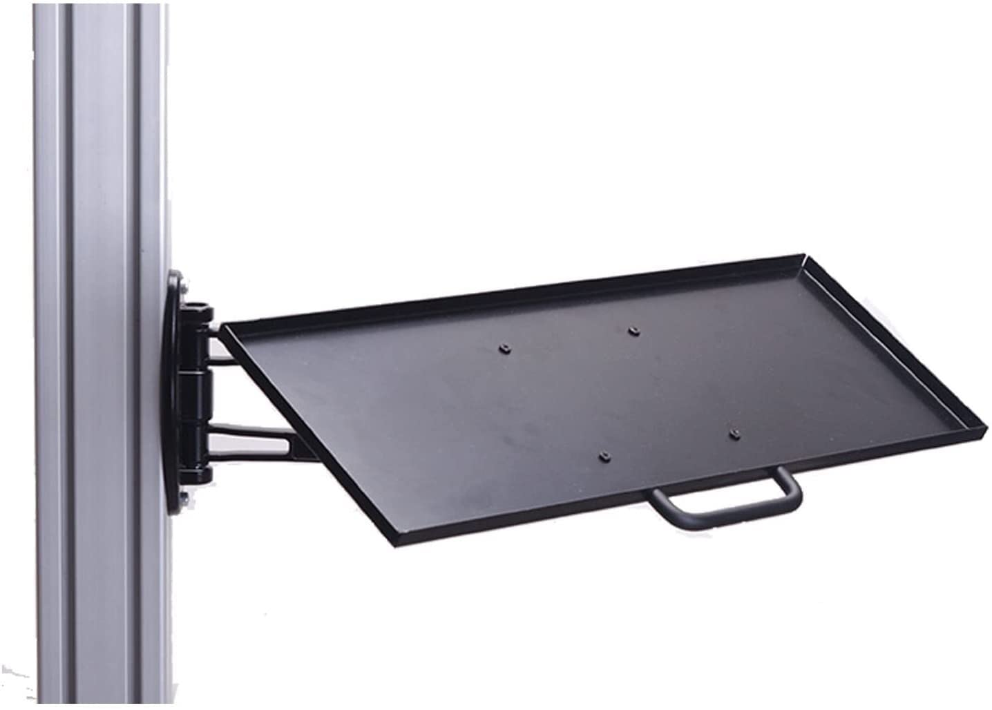 KAWAAIKeyboard Tray under Desk Keyboard Arm, Wall Mount Adjustable Keyboard Tray Extreme Simracing Articulated Keyboard Tray Pull Slides Out Sliding Angle Swivels 360 (Size : B)