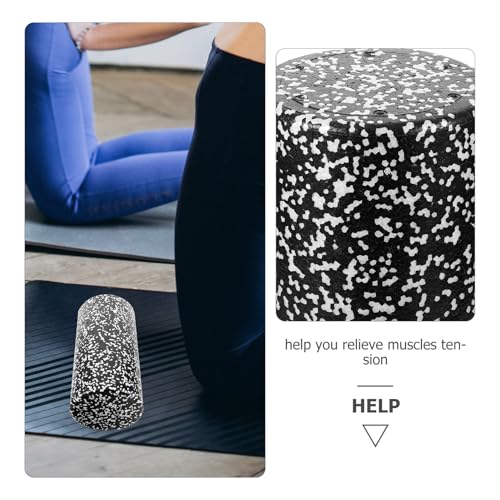 Rodillo de espuma ligero para ejercicio NOLITOY para masaje muscular y alivio de espalda, cilindro de espuma de alta densidad para terapia de tejido profundo y entrenamiento físico, rodillo compacto para estiramiento y músculos miniatura 7