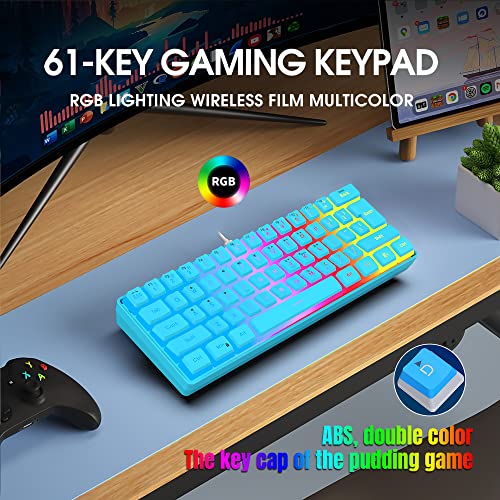 Teclado Gamer 60% DGG Alámbrico Compacto RGB miniatura 3