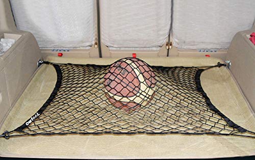 Owfeel Cargo Net Flexible Nylon Rear Cargo Organizer Car Trunk Storage Net Black For Most Types Of Cars #TOP6