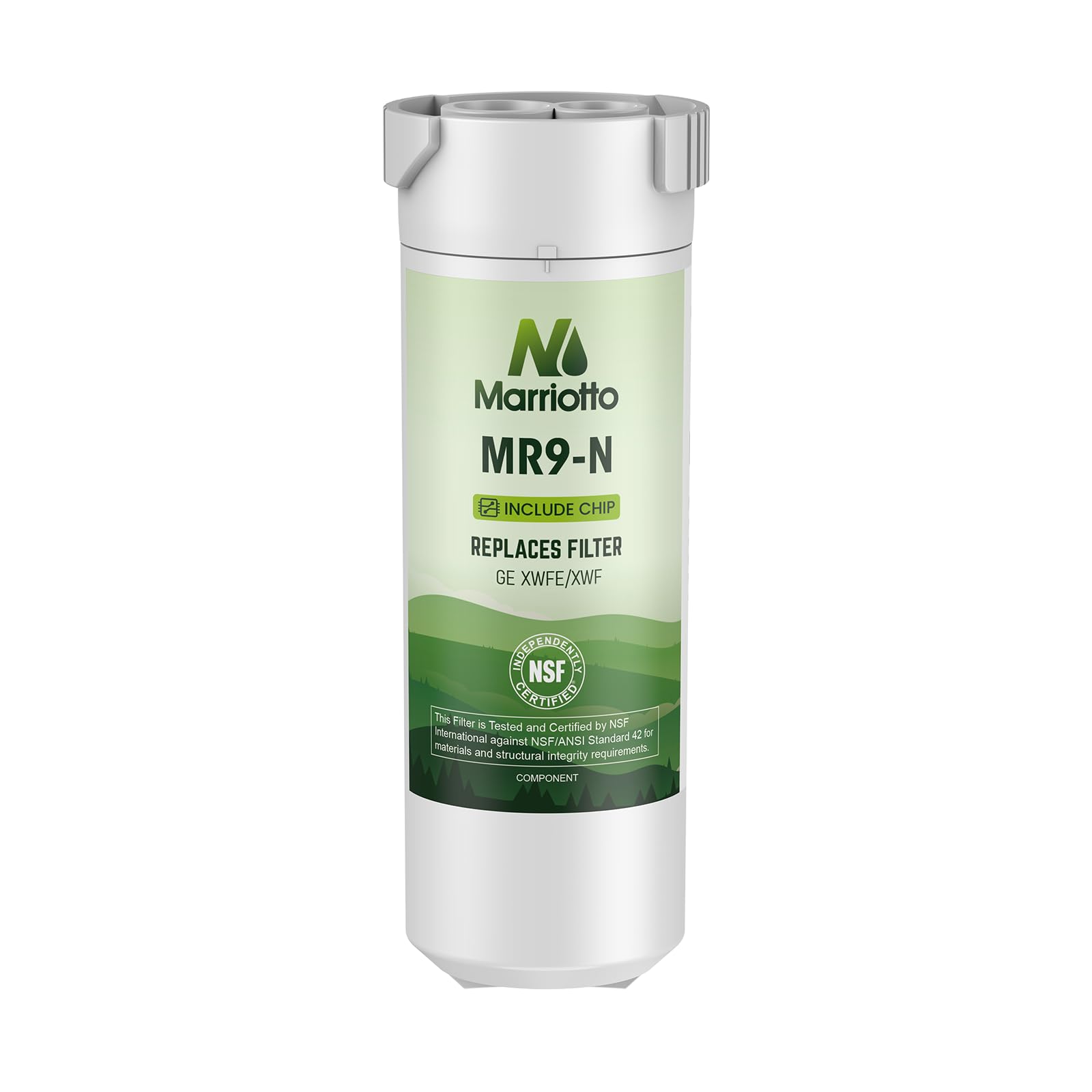 MARRIOTTO Water Filter Compatible with XWFE (Built-in CHIP), Replacement for GE XWFE, XWF Refrigerator Water Filter Pack of 1 | Fridge.com