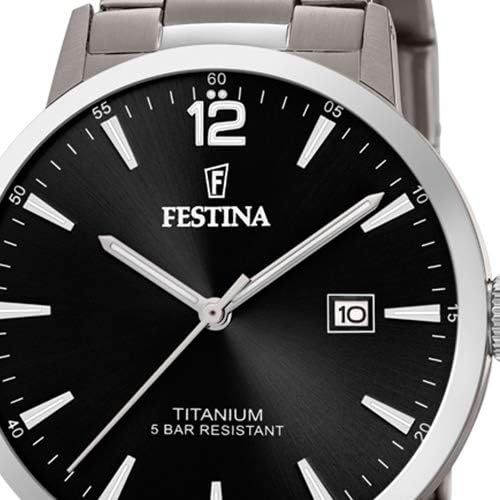 Festina Watch, Black, TU - Image 5